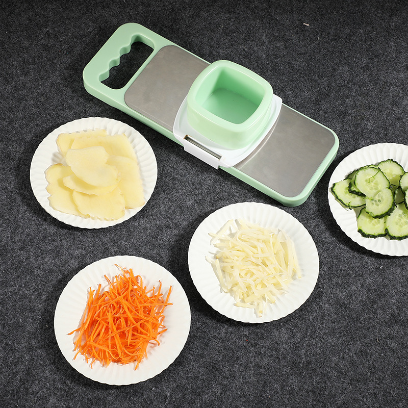 家用多功能切菜器厨房小工具百货菜板水果塑料不锈钢神器便携多功