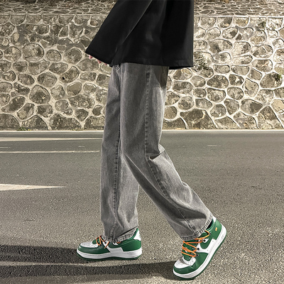 牛仔裤男款春秋季直筒宽松