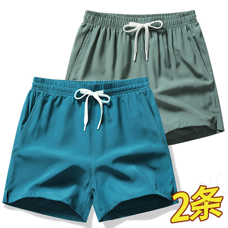 夏装短裤男2026新款美式三分大裤衩宽松透气薄款冰丝速干跑步裤子