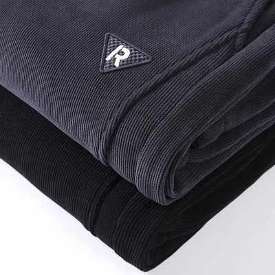 男款休闲裤春秋冬季束脚宽松加绒