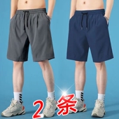 大码 夏季 宽松休闲5分睡裤 薄款 子 外贸出口原单尾货冰丝短裤 裤 男款