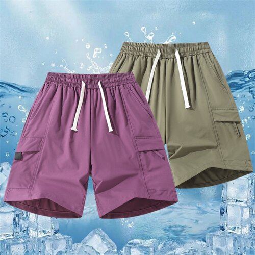 运动短裤男薄款夏季多口袋宽松五分透气裤子2026新款帅气工装男裤