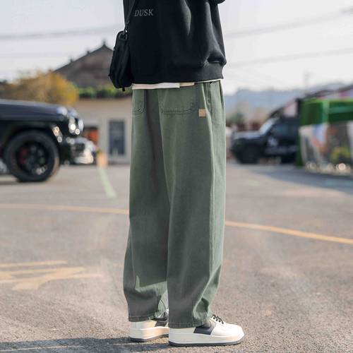 裤子男士春秋季新款直筒