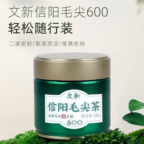 文新信阳毛尖明前密封罐
