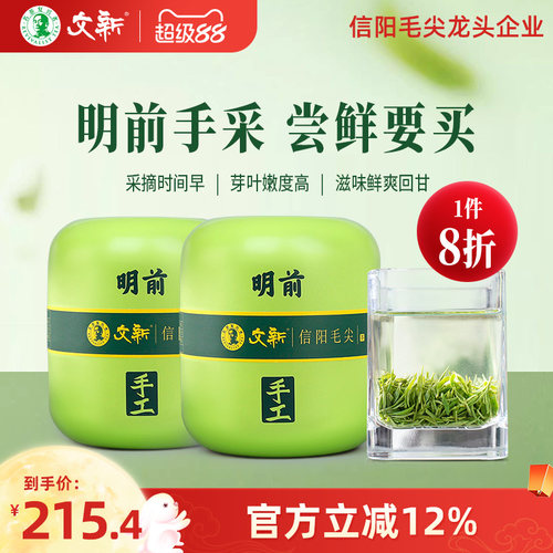 文新信阳毛尖明前头采
