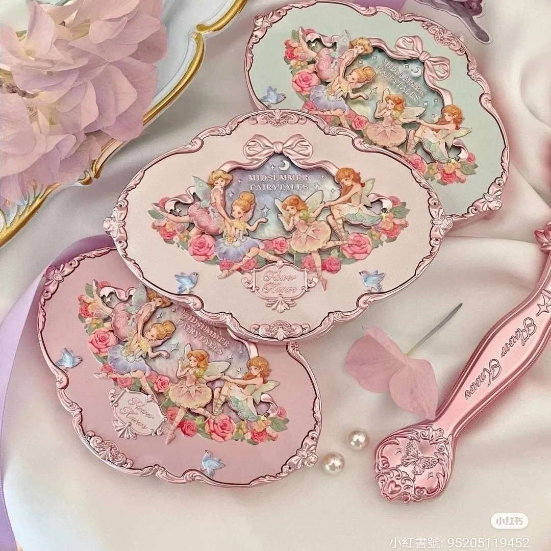 花知晓仲夏夜五色眼影盘哑光爆闪珠光综合盘烟大地色彩妆玩妆盘