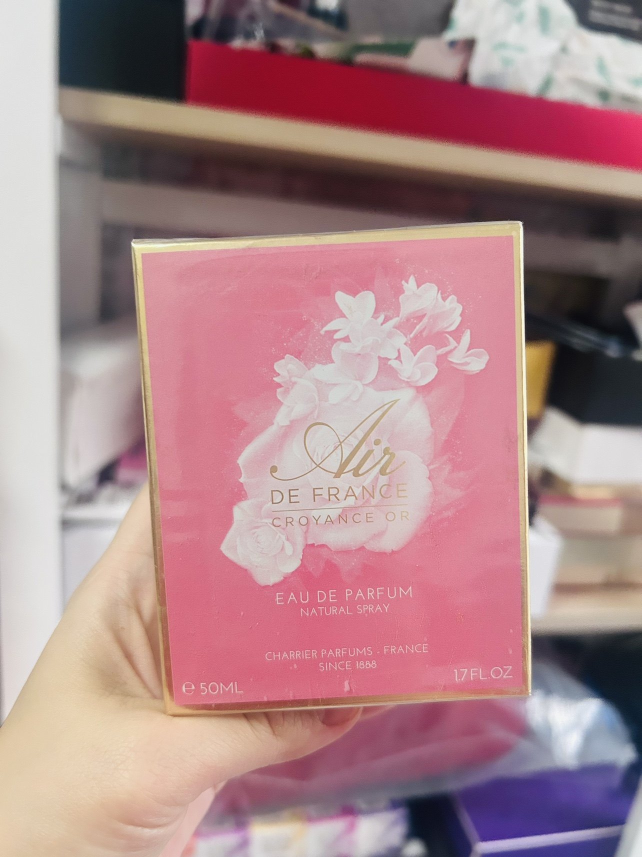 法国charrier parfums香水air de france croyance or雪儿巴芬