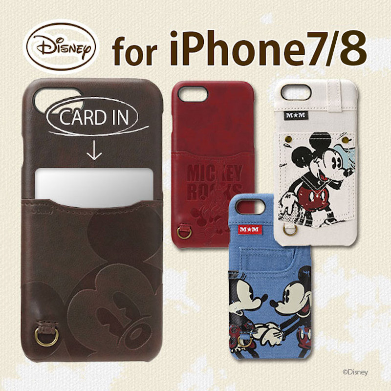 日本代购迪士尼米奇适用苹果iphone87手机壳情侣皮套卡通插卡挂绳 小编推荐 Wepost 全民代运 马来西亚中国淘宝代运与集运专家
