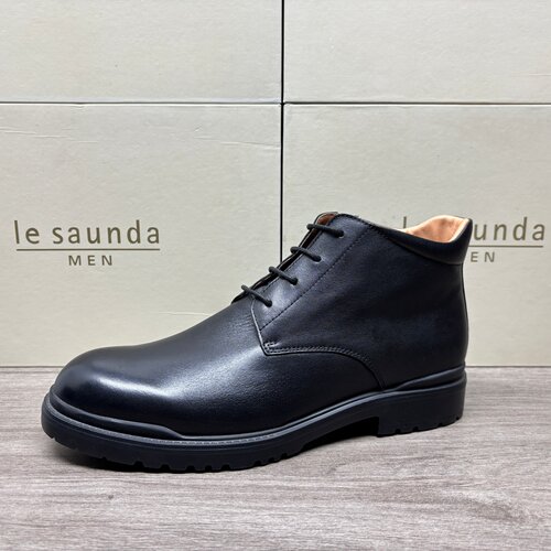 LESAUNDA/莱尔斯丹男鞋商务短靴