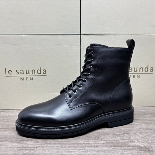 LESAUNDA/莱尔斯丹男鞋加绒棉靴