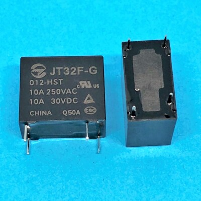 金天继电器JT32F-G-012-HST  10A250AVDC 4脚1常开 代用HF32F-G