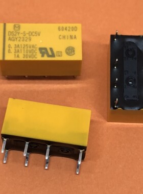 松下继电器DS2Y-S-DC5V AGY2329 1A30VDC 4078 G6A HFD27原装