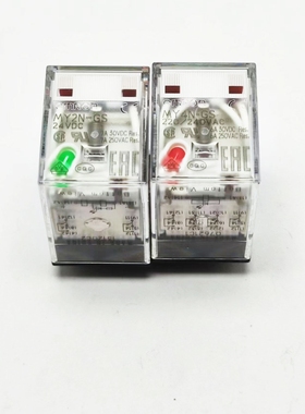 欧姆龙 MY2N MY4N-GS 12VDC24VDC220VAC24VAC原装中间继电器