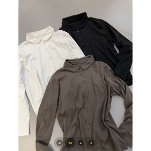 D16 桑蚕丝娃娃领小衫 强推B入 88332 春夏新品