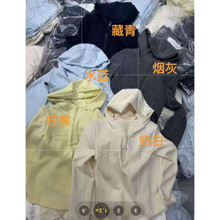立体剪裁半拉链连帽卫衣 813 春夏新品