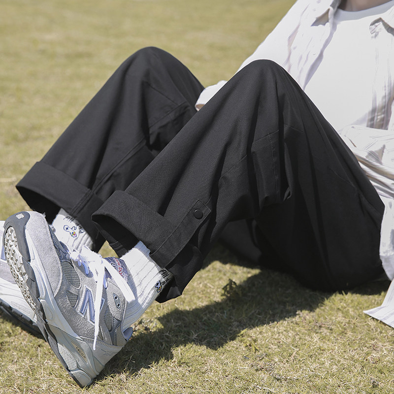 日系cityboy九分裤子男夏oversize机能工装休闲夏日末山本冲锋裤图片