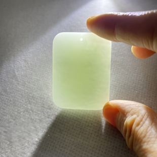 陕西蓝田玉天然正品特级白玉平安无事牌挂件吊坠男女同款景区必选