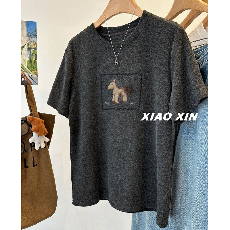 胖mm特大码300斤方框立体小马德绒厚实短袖T恤女春秋保暖内搭上衣,女装/女士精品,大码内搭,淘宝优惠券,粉丝福利购,淘宝优惠卷