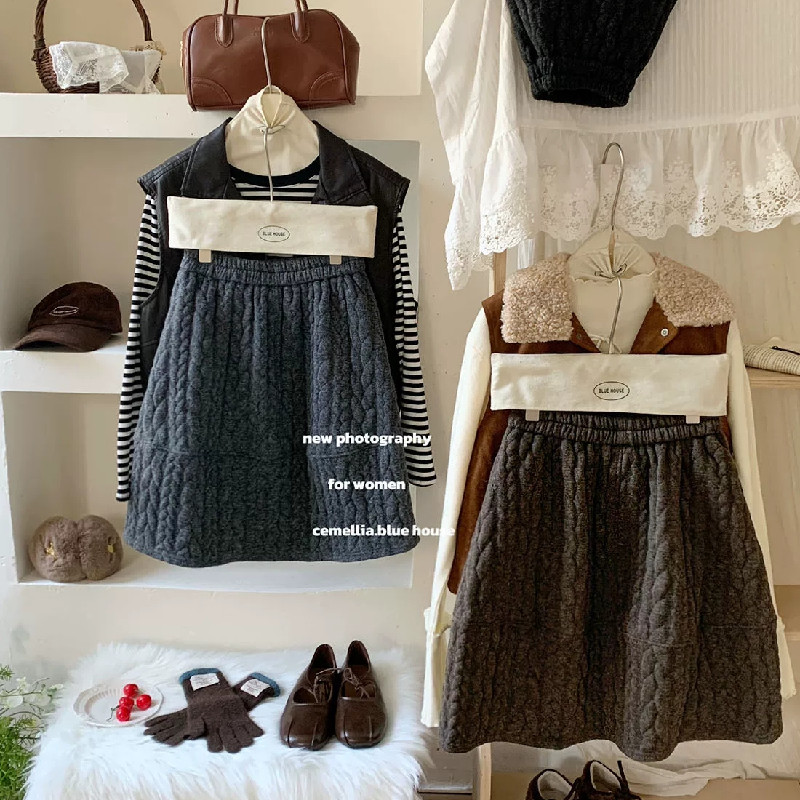 胖mm大码300斤麻花纹松紧腰厚款A字半身裙女秋冬百搭拼接花苞中裙,女装/女士精品,大码半身裙,淘宝优惠券,粉丝福利购,淘宝优惠卷