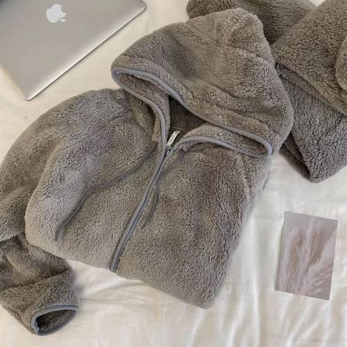 胖mm特大码300斤珊瑚绒连帽睡衣套装女秋冬季加厚保暖休闲两件套