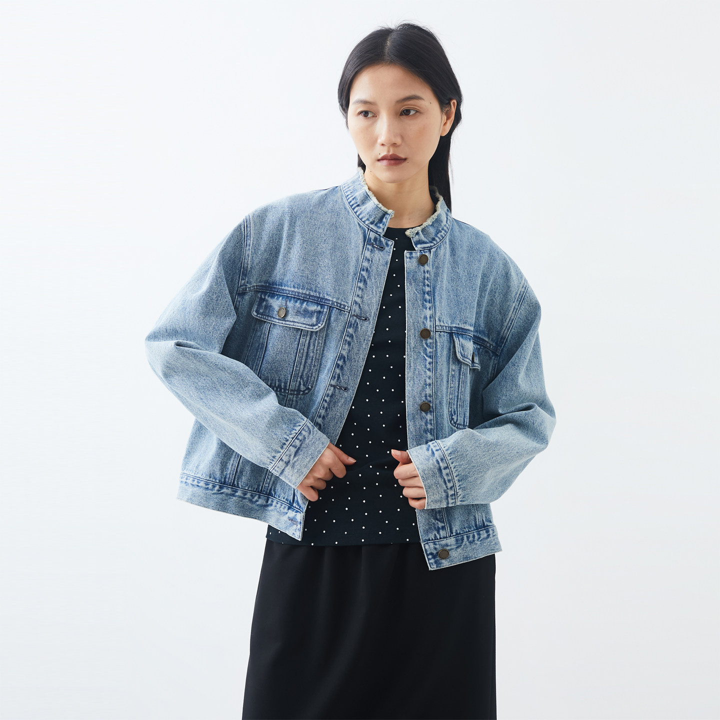 新年新品 复古磨白廓形显瘦牛仔外套女 小鱼春季小众百搭长袖上衣,女装/女士精品,短外套,淘宝优惠券,粉丝福利购,淘宝优惠卷