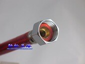 1米 水箱进水管30公分 PVC外层不锈钢上水管钢丝管 钢丝编织管