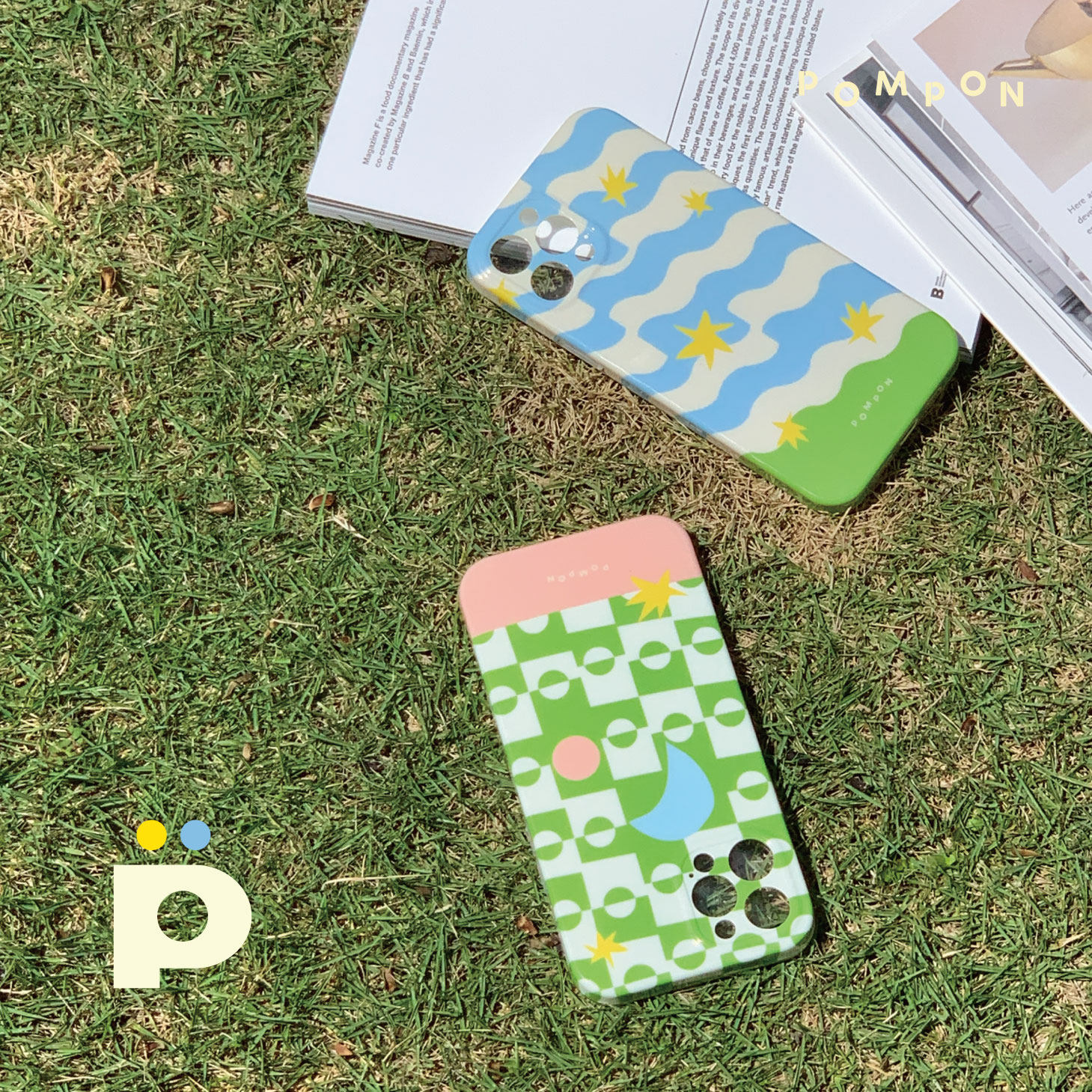 原创艺术苹果几何波浪