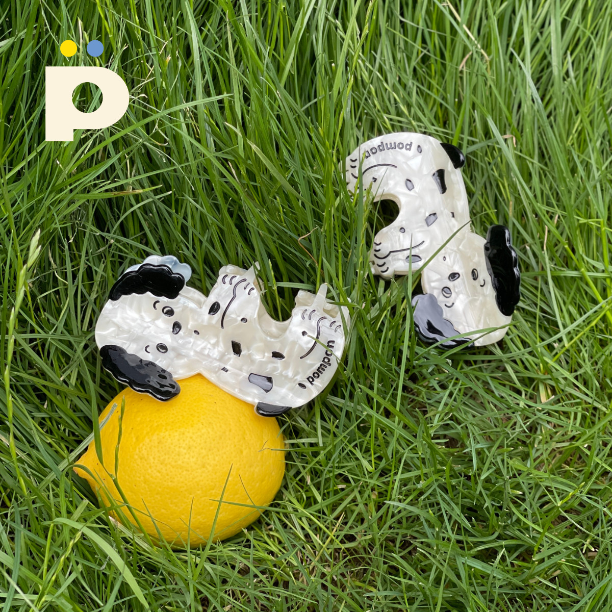 抓夹醋酸可爱原创发饰