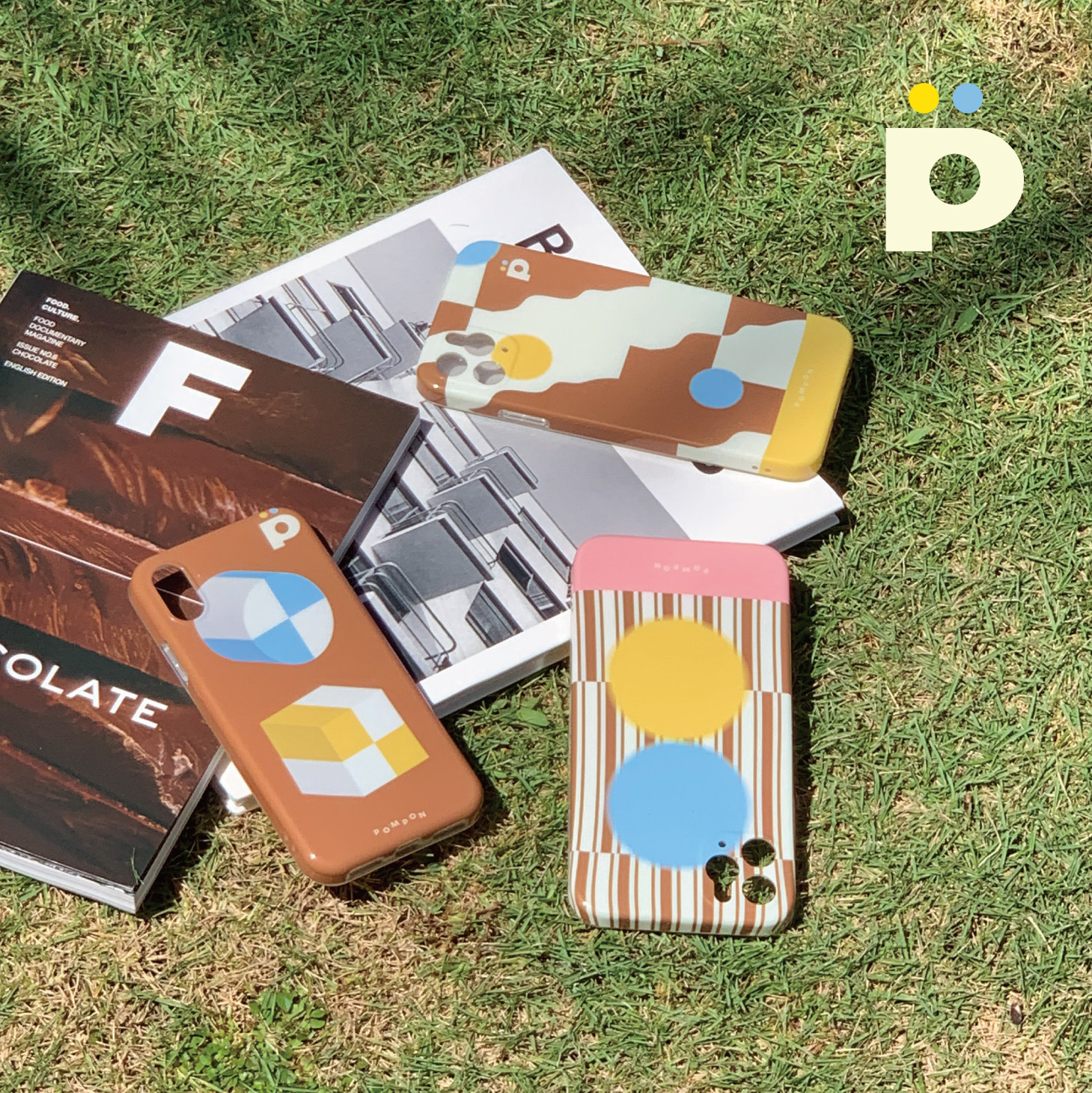 可可原创几何创意风保护壳原创