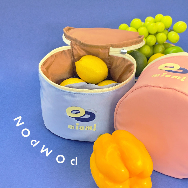 pompon原创图案彩色化妆品收纳包