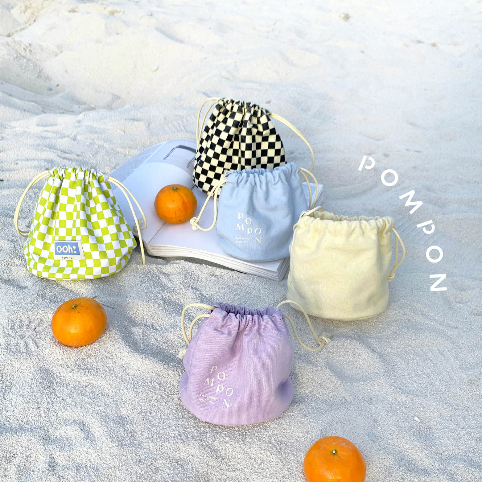 抽绳收纳包原创小众化妆包