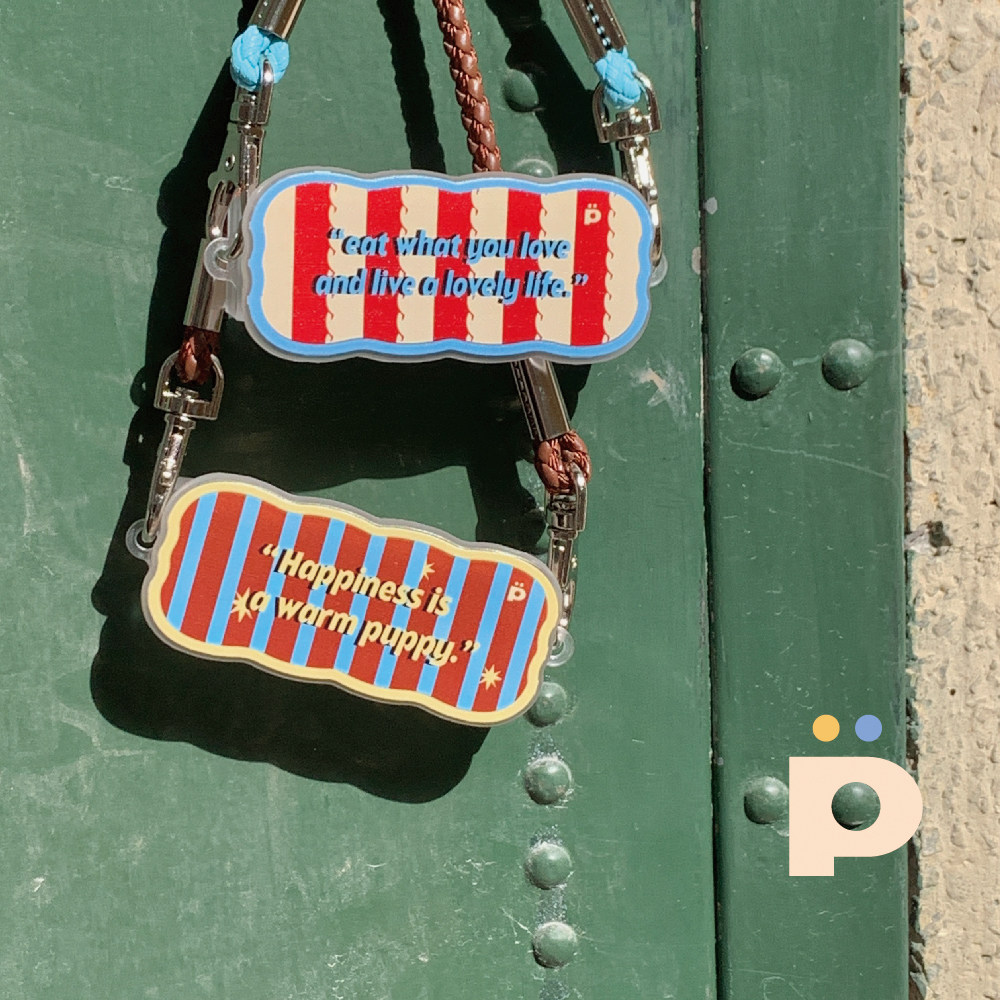 手机背夹原创条纹可斜挎挂绳