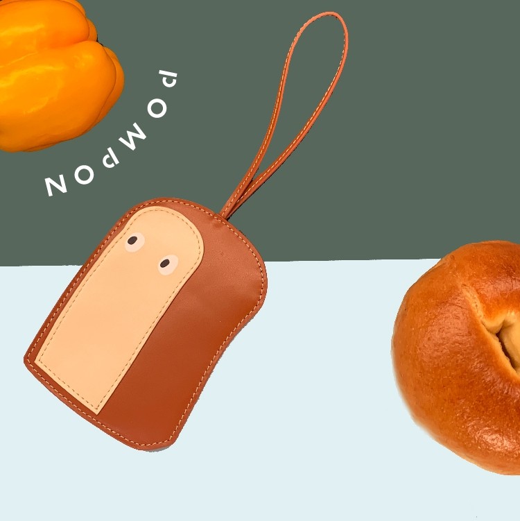 可爱卡包原创吐司造型