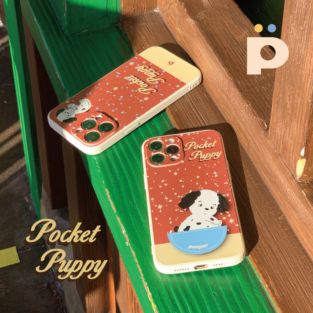 小狗硅胶棕色原创复古