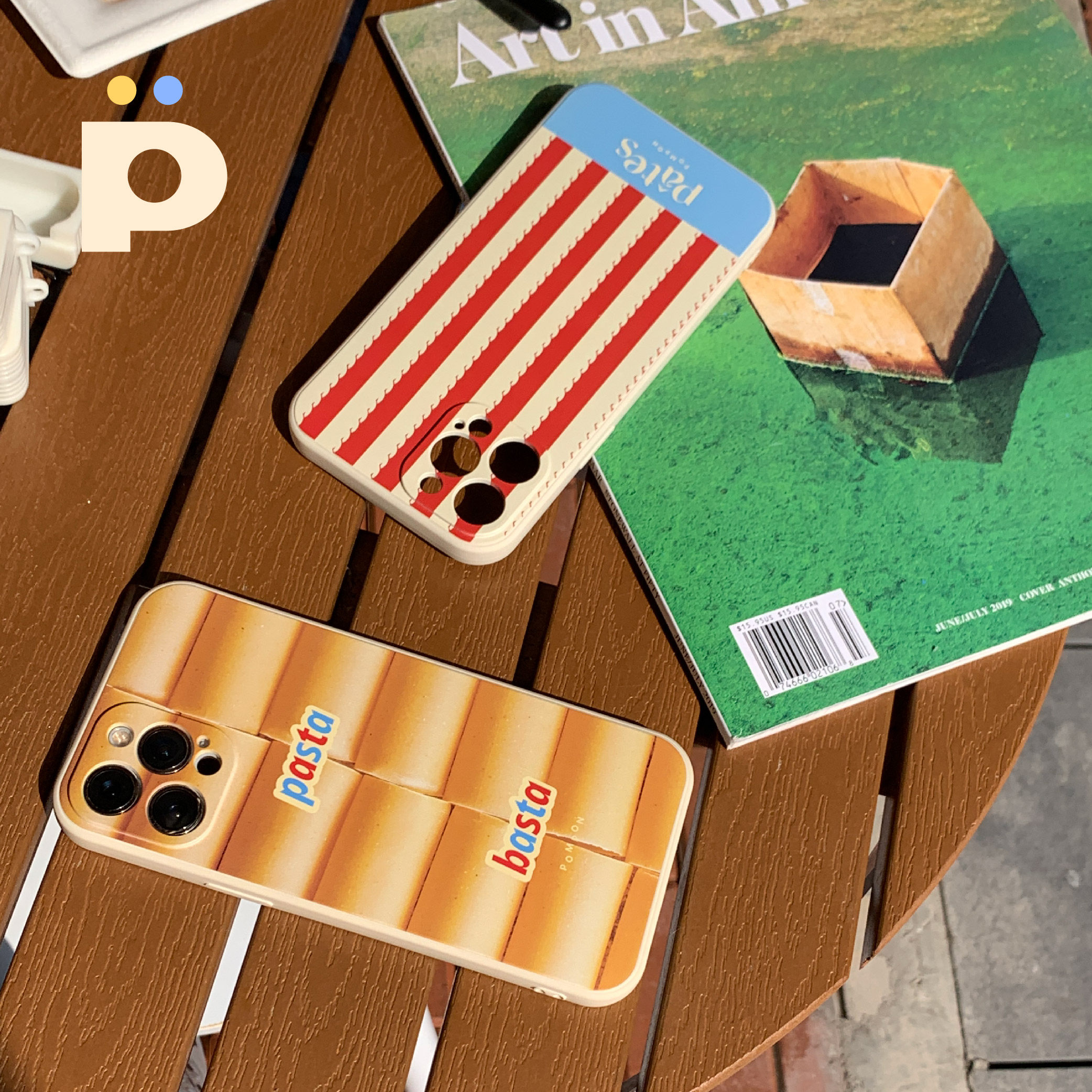 pomponpasta意面硅胶复古苹果