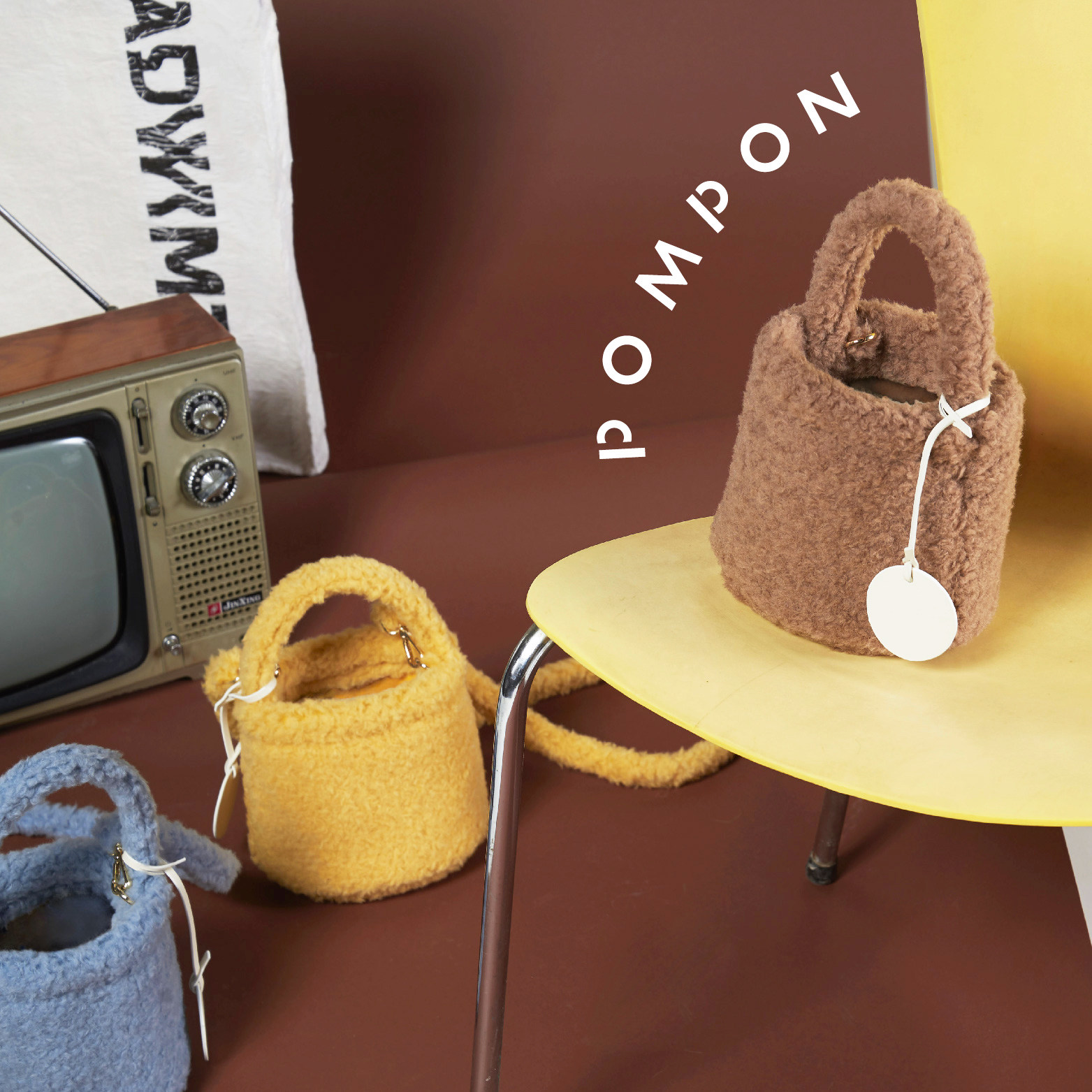 羊毛水桶澳毛时髦多用