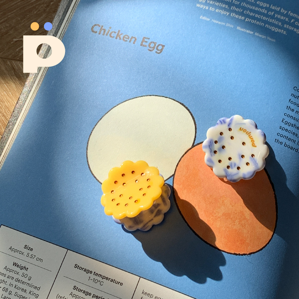 蓝莓芝士曲奇小饼干刘海夹原创