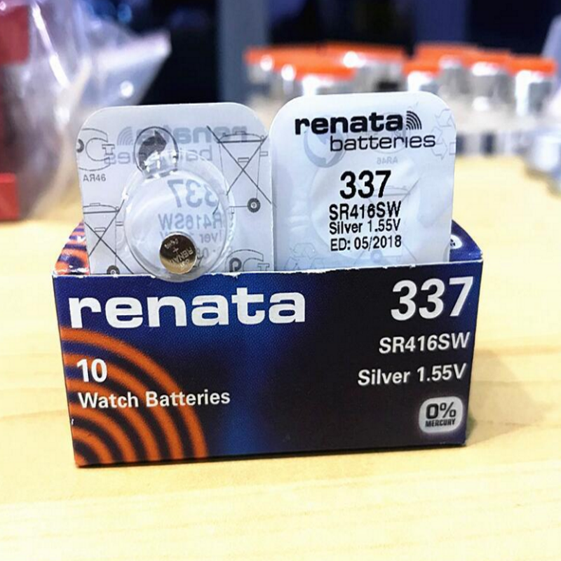 原装正品瑞士337 SR416SW电池 337纽扣电池1.55V手表电池