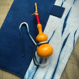 一物一图手拿八宝手把葫芦文玩礼物天然葫芦摆件花叶病全品三七肚