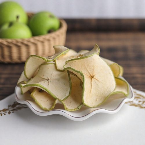 青苹果干片泡芙西点餐特调酒装饰