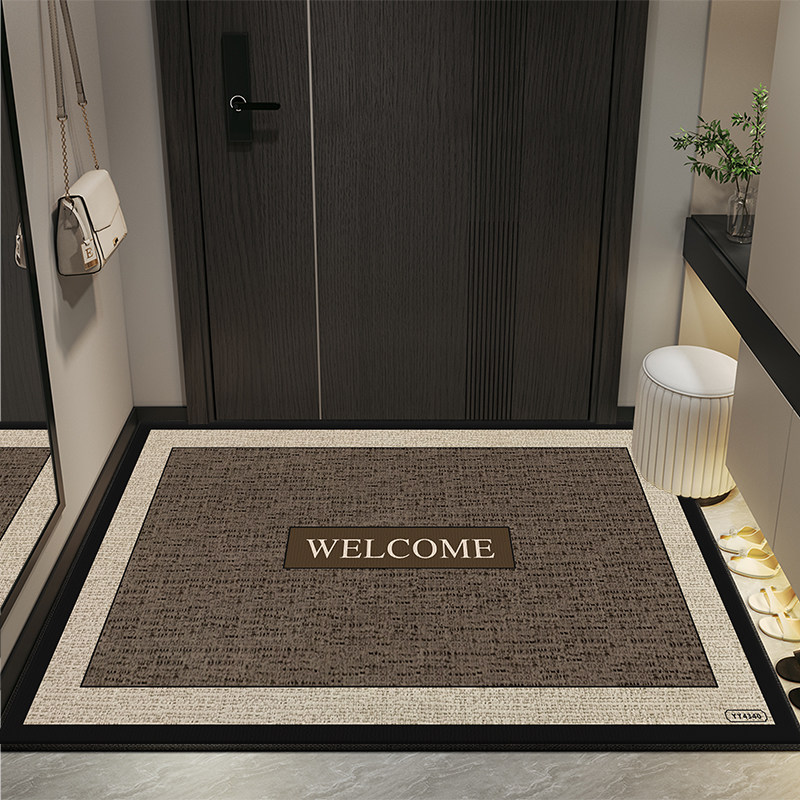 轻奢高级感地垫入户门垫进门可擦免洗地毯室外防滑耐脏可裁剪脚垫,居家布艺,入户地垫,淘宝优惠券,粉丝福利购,淘宝优惠卷