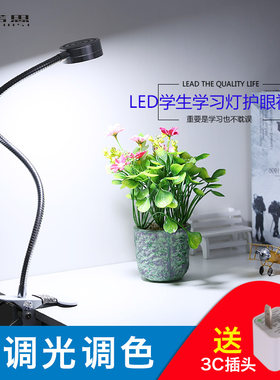 便携式夹子护眼台灯led纹绣师usb