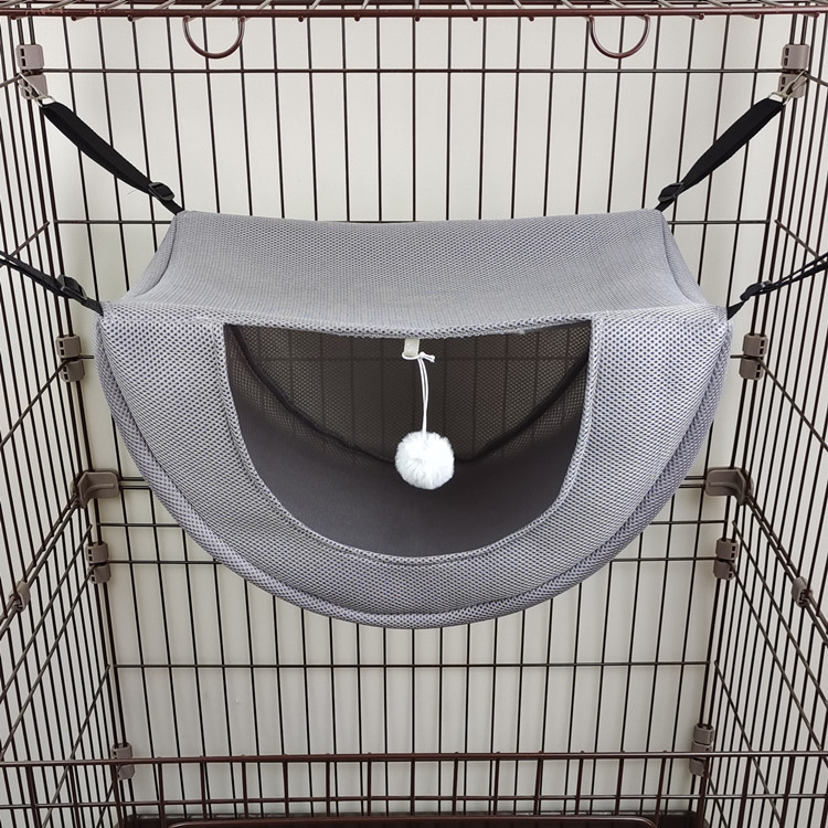 Source factory sandwich mesh cat cage hammock cat bed summe