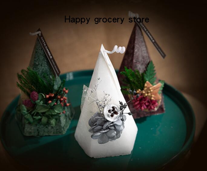 2x scented candles gift xmas portable  christmas decoration
