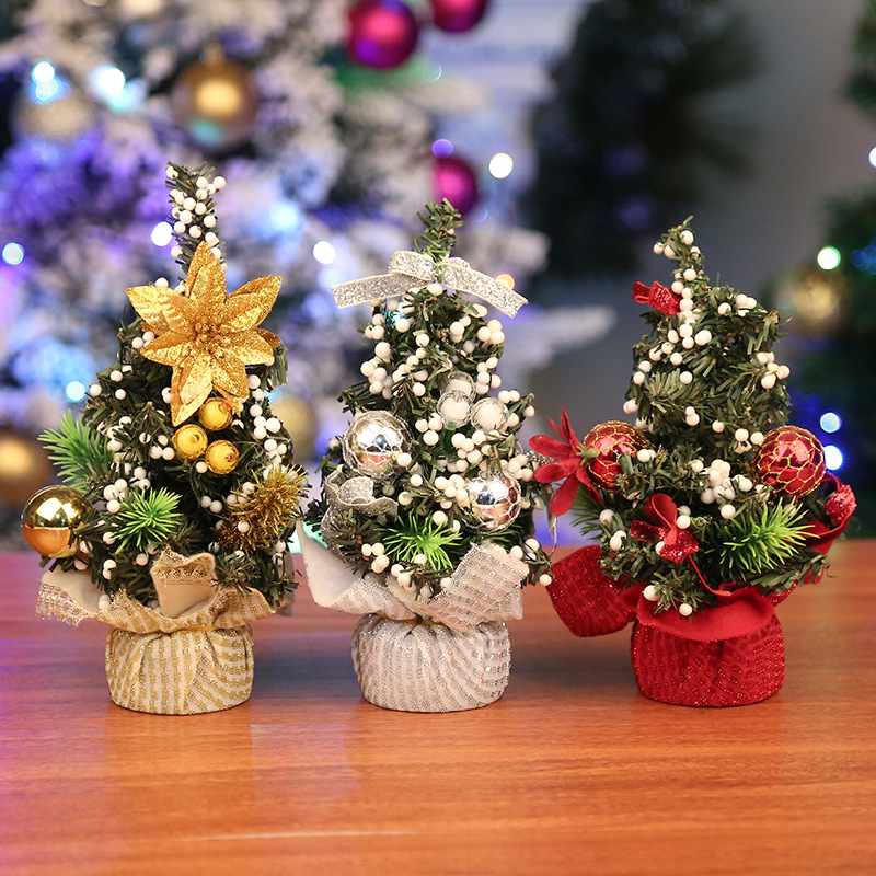 Christmas Decorations 20cm Mini Christmas Tree Shopping Sho