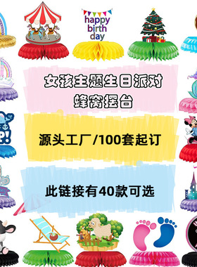 Birthday Party Honeycomb Ornament Year End Honeycomb Orname