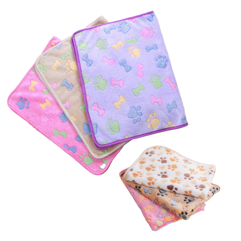Amazon pet blanket dog blanket super soft and warm coral fl