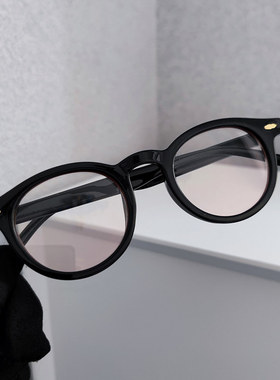 氛围感腮红眼镜女素颜神器纯欲风黑框眼镜框可配近视镜片有度数