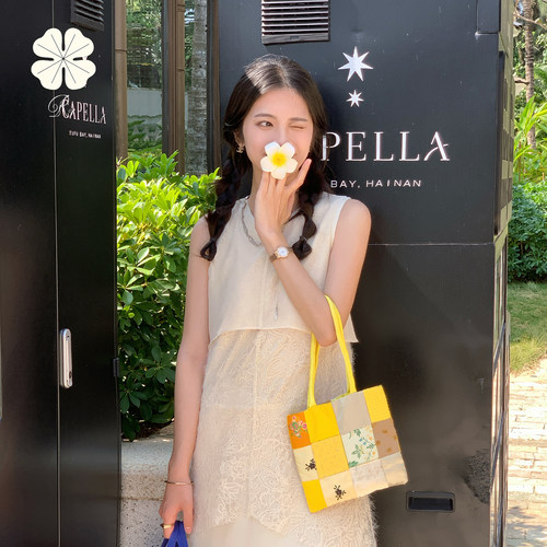 小众设计品牌仙女高级感背心长裙