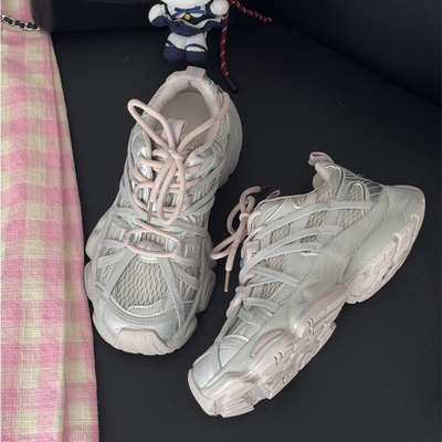 2025新款今年流行爆款老爹鞋透气